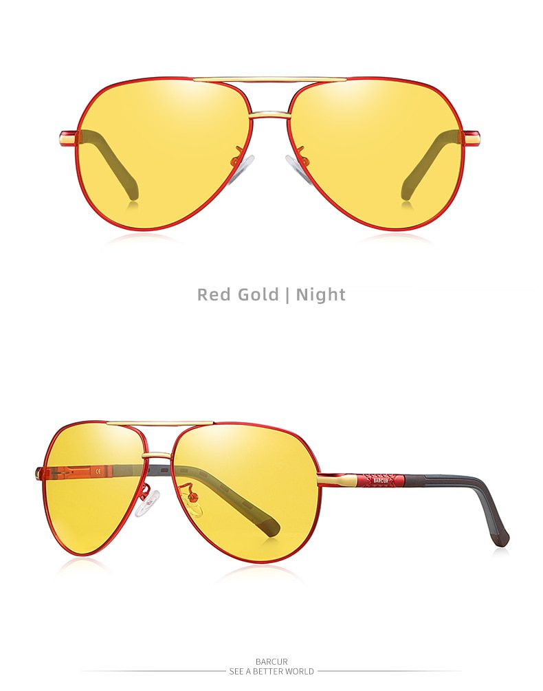 BARCUR Men Sunglasses Polarized UV400 Protection Driving Sun Glasses Women Male Oculos De Sol