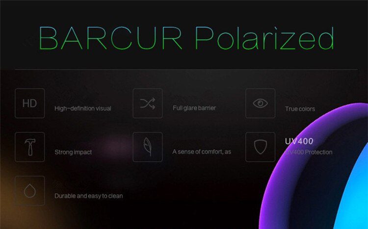 BARCUR Men Sunglasses Polarized UV400 Protection Driving Sun Glasses Women Male Oculos De Sol