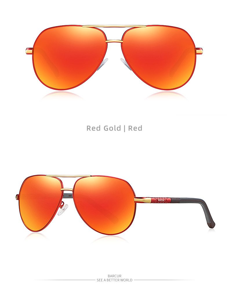 BARCUR Men Sunglasses Polarized UV400 Protection Driving Sun Glasses Women Male Oculos De Sol