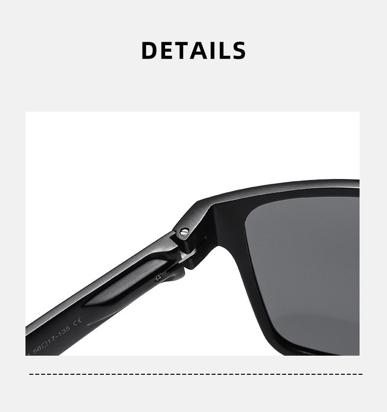 BARCUR Aluminium Magnesium Square Sunglasses Men Polarized Vintage Shades Women Sun Glasses For Men Sport Eyewear Oculos De Sol