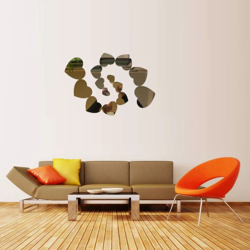 10pcs Diameter 100x1mm Acrylic Wall Mirrors Round Stickers Plastic Hotel Decorative Miroir Mural DIY Plak Espejo Decorativos