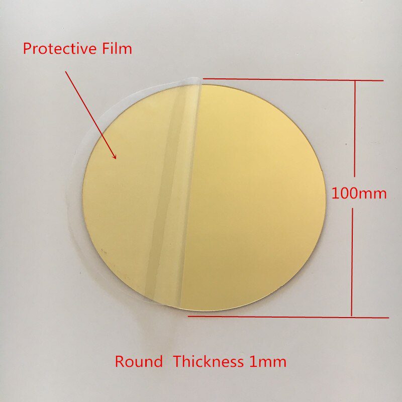 10pcs Diameter 100x1mm Acrylic Wall Mirrors Round Stickers Plastic Hotel Decorative Miroir Mural DIY Plak Espejo Decorativos