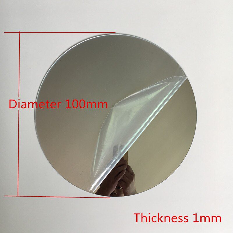 10pcs Diameter 100x1mm Acrylic Wall Mirrors Round Stickers Plastic Hotel Decorative Miroir Mural DIY Plak Espejo Decorativos