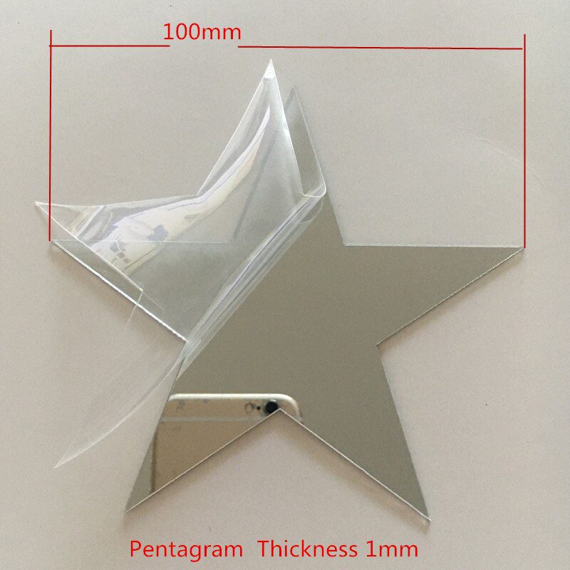 10pcs Diameter 100x1mm Acrylic Wall Mirrors Round Stickers Plastic Hotel Decorative Miroir Mural DIY Plak Espejo Decorativos