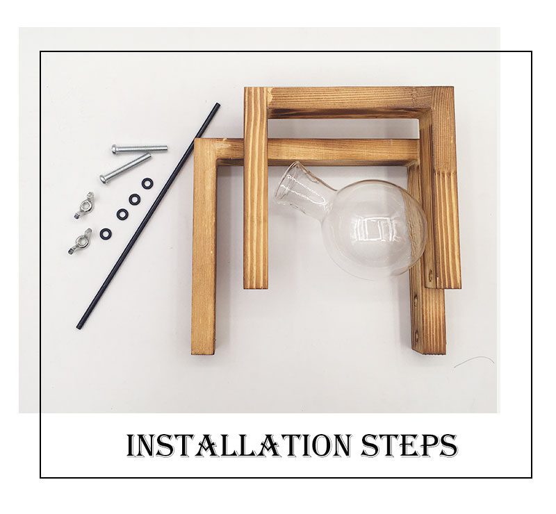 Terrarium Creative Hydroponic Plant Transparent Vase Wooden Frame vase decoratio Glass Tabletop Plant Bonsai Decor flower vase Terrarium Creative Hydroponic Plant Transparent Vase Wooden Frame vase decoratio Glass Tabletop Plant Bonsai Decor flower vase