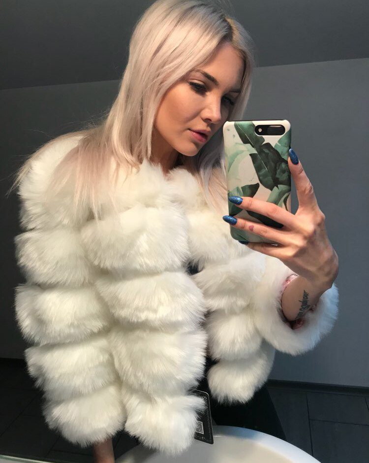 ZADORIN S-3XL Mink Coats Women 2020 Winter Top Fashion Pink FAUX Fur Coat Elegant Thick Warm Outerwear Fake Fur Woman Jacket