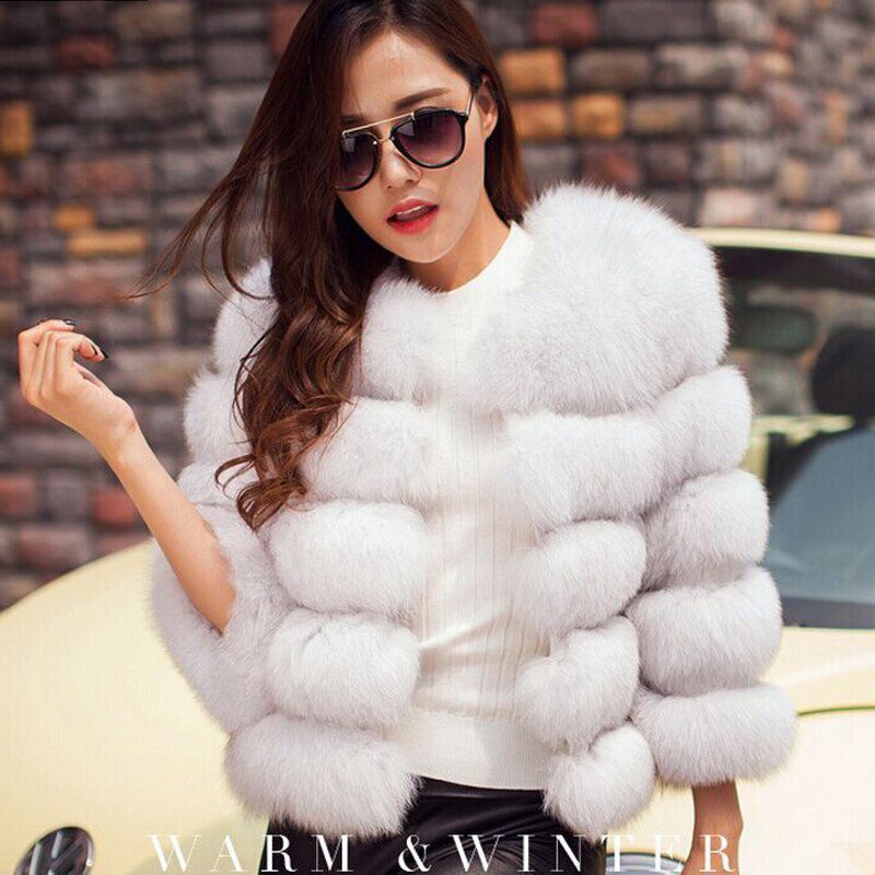 ZADORIN S-3XL Mink Coats Women 2020 Winter Top Fashion Pink FAUX Fur Coat Elegant Thick Warm Outerwear Fake Fur Woman Jacket