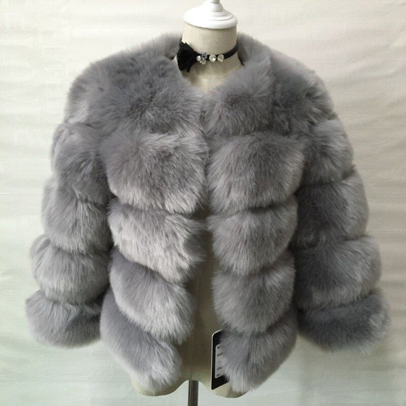 ZADORIN S-3XL Mink Coats Women 2020 Winter Top Fashion Pink FAUX Fur Coat Elegant Thick Warm Outerwear Fake Fur Woman Jacket