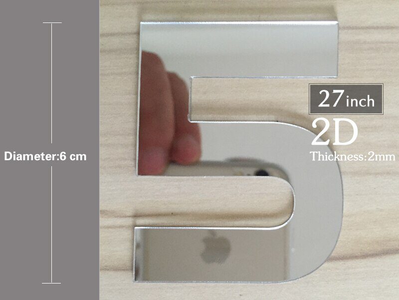 Fashion 3D big size wall clock mirror sticker DIY brief living room decor meetting room wall clock