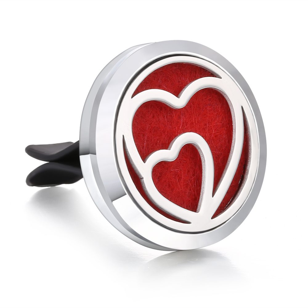 New Aromatherapy Car Perfume Diffuser Stainless Steel 30mm Magnetic Aroma Diffuser Locket Car Air Freshener Vent Clip + 1pcs Pad New Aromatherapy Car Perfume Diffuser Stainless Steel 30mm Magnetic Aroma Diffuser Locket Car Air Freshener Vent Clip + 1pcs Pad