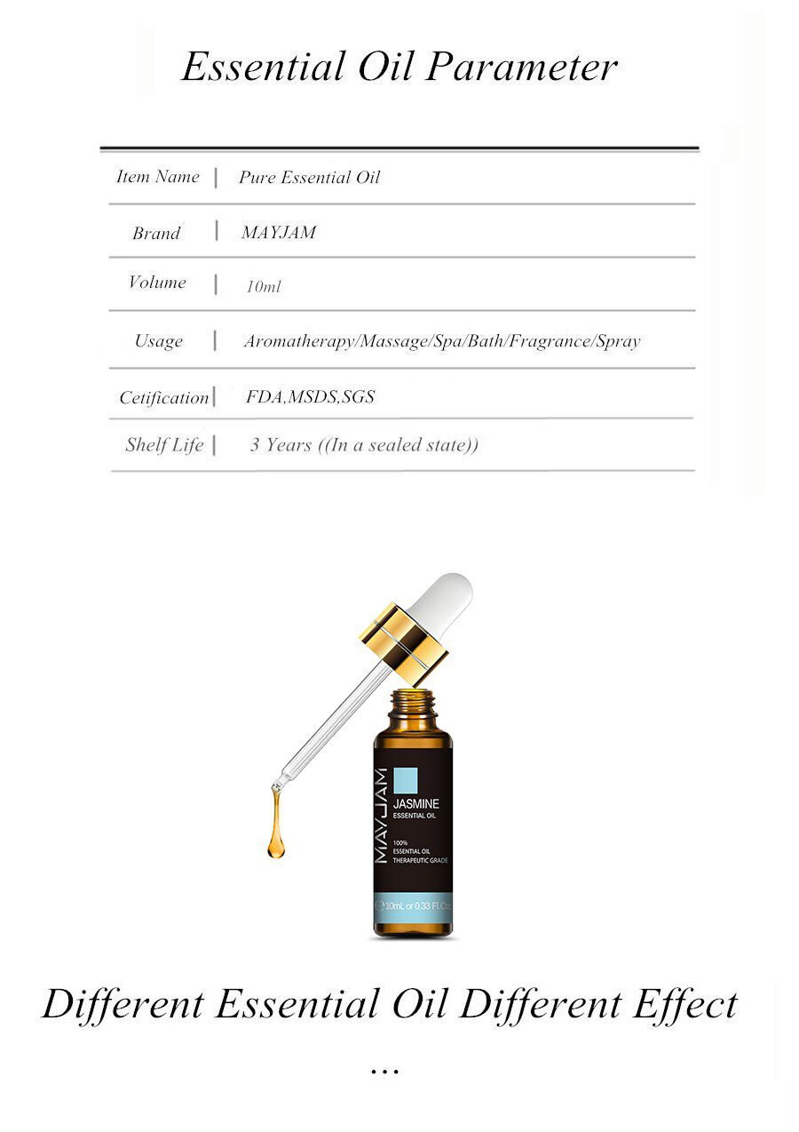 10ml 30ml 100ml with Dropper Jasmine Lavender Eucalyptus Mint Vanilla Pure Natural Essential Oils Ylang Ylang Tea Tree Aroma Oil 10ml 30ml 100ml with Dropper Jasmine Lavender Eucalyptus Mint Vanilla Pure Natural Essential Oils Ylang Ylang Tea Tree Aroma Oil
