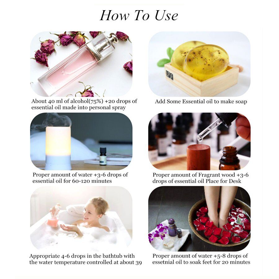 10ml 30ml 100ml with Dropper Jasmine Lavender Eucalyptus Mint Vanilla Pure Natural Essential Oils Ylang Ylang Tea Tree Aroma Oil 10ml 30ml 100ml with Dropper Jasmine Lavender Eucalyptus Mint Vanilla Pure Natural Essential Oils Ylang Ylang Tea Tree Aroma Oil