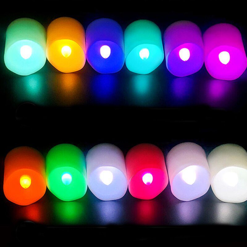 Rechargeable Led Candles Flashing Flameless Tea Light With Remote Control And Batteries Decoration Candle For Christmas Birthday