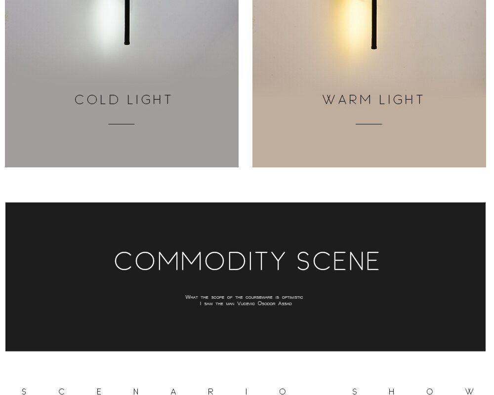 Led Wall Lamp Long Wall Light Decor For Home Bedroom Living Room Surface mounted Sofa background Wall Sconce Lighting Fixture