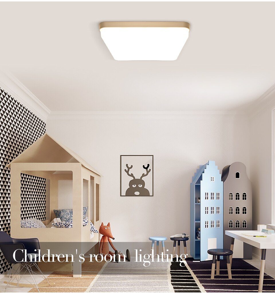 LED Ceiling Lamp Home Modern Panel Light Natural White Warm Cold White Round Square Ceiling Lights Living Room Bedroom Kitchen