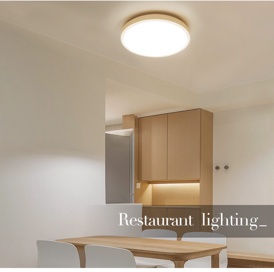 LED Ceiling Lamp Home Modern Panel Light Natural White Warm Cold White Round Square Ceiling Lights Living Room Bedroom Kitchen