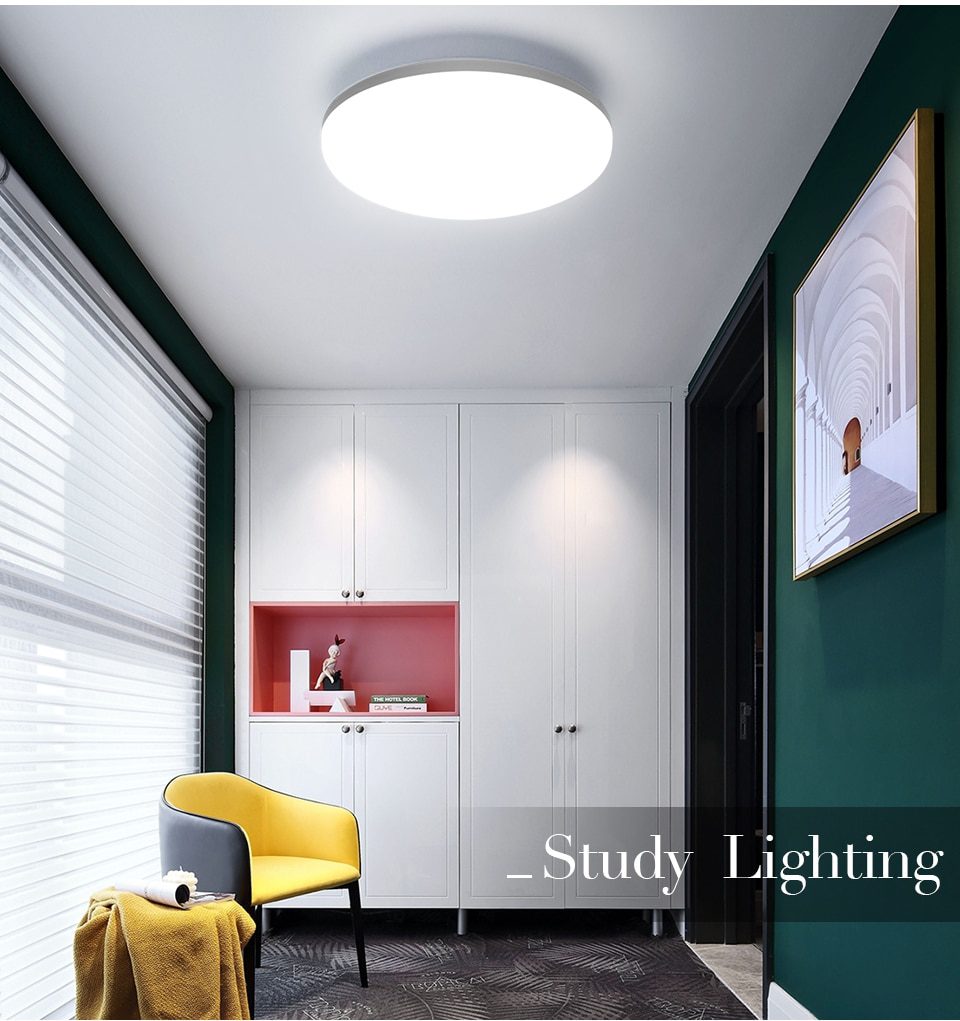 LED Ceiling Lamp Home Modern Panel Light Natural White Warm Cold White Round Square Ceiling Lights Living Room Bedroom Kitchen