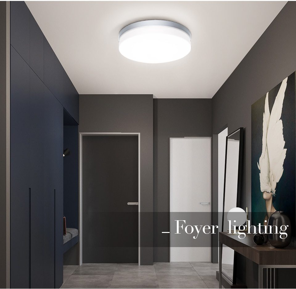 LED Ceiling Lamp Home Modern Panel Light Natural White Warm Cold White Round Square Ceiling Lights Living Room Bedroom Kitchen