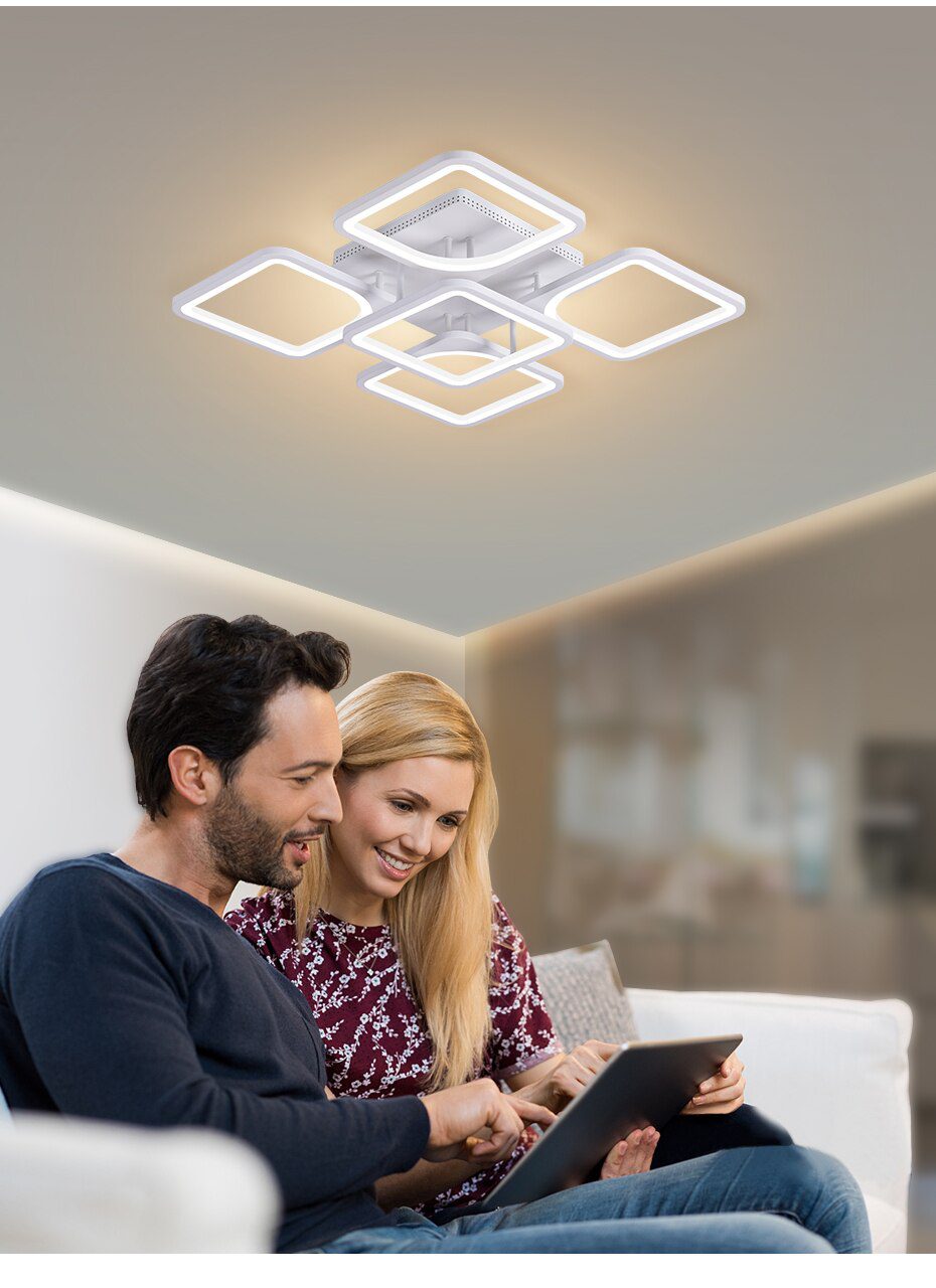 New led Chandelier For Living Room Bedroom kitchern Home chandelier Modern Led Ceiling Chandelier Lamp Lighting chandelier