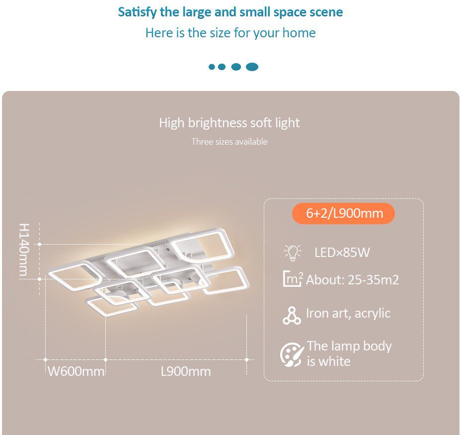 New led Chandelier For Living Room Bedroom kitchern Home chandelier Modern Led Ceiling Chandelier Lamp Lighting chandelier