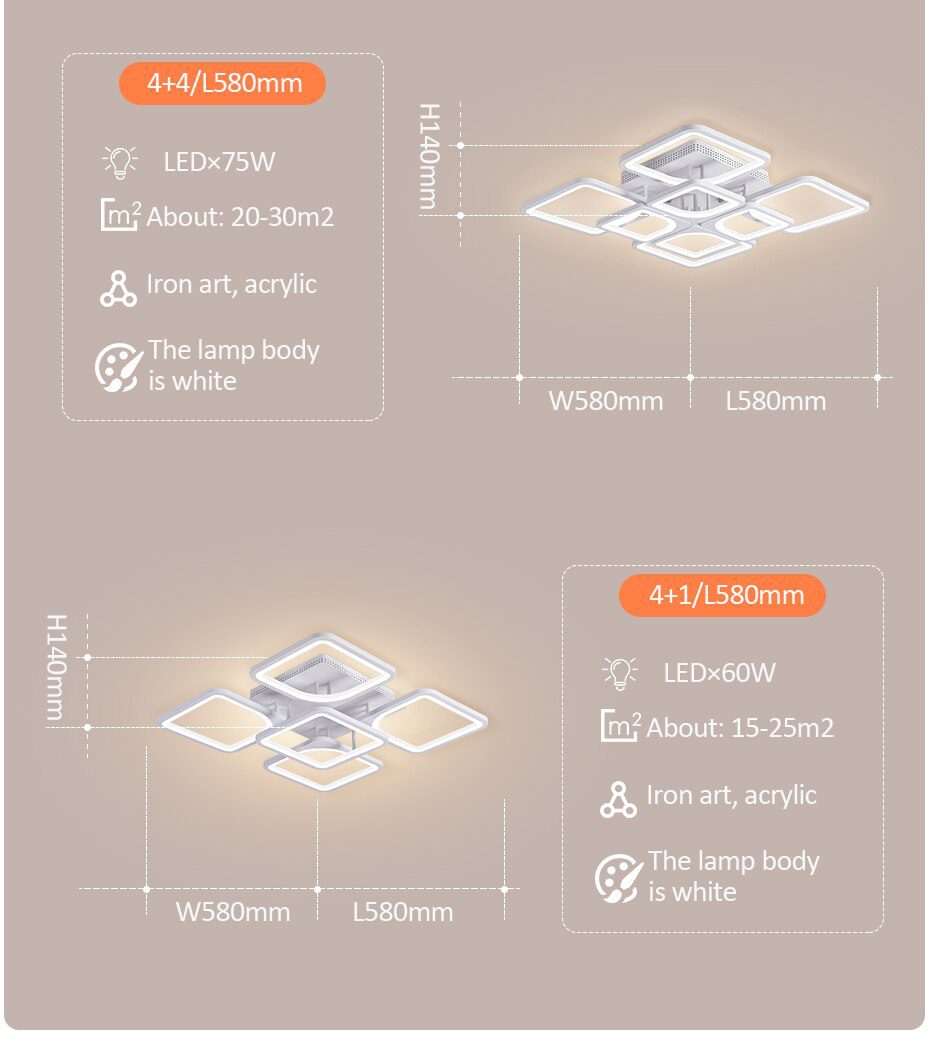 New led Chandelier For Living Room Bedroom kitchern Home chandelier Modern Led Ceiling Chandelier Lamp Lighting chandelier