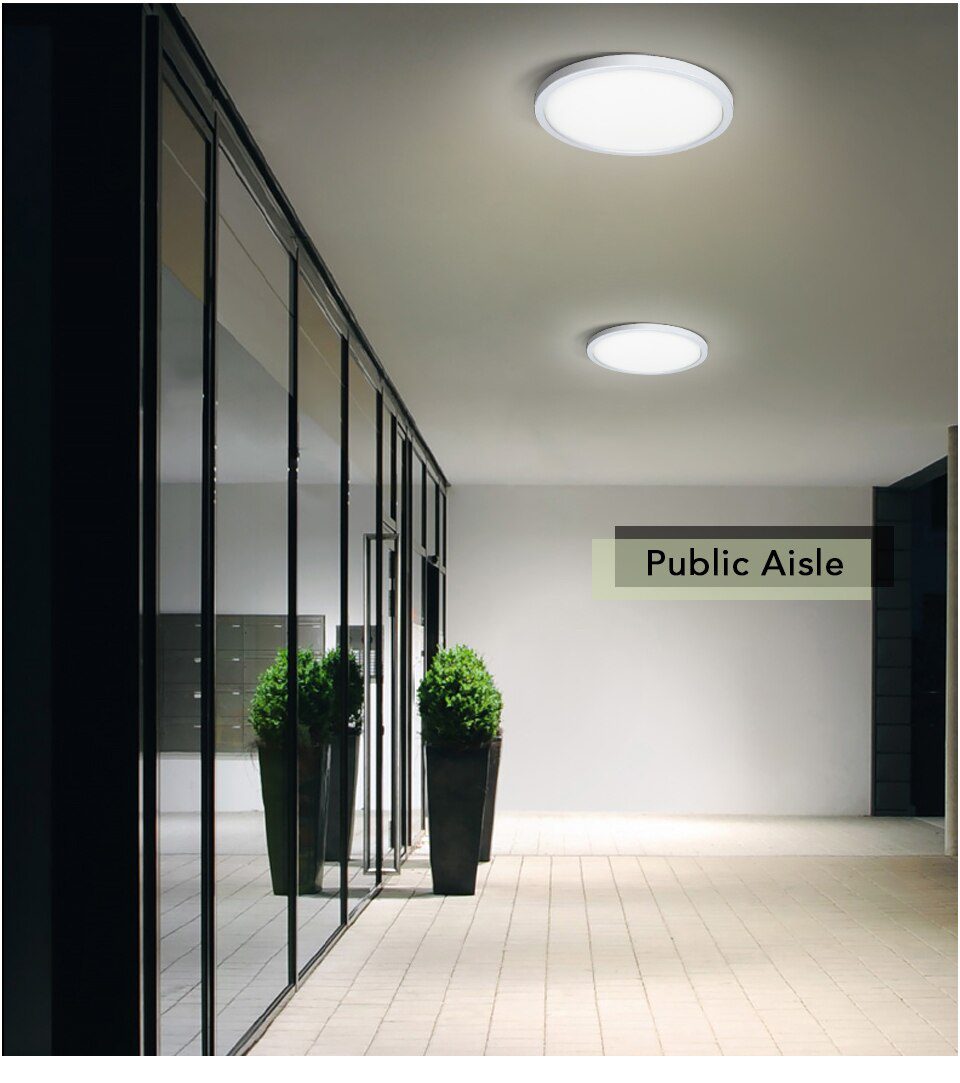 Living Room lights LED Ceiling Lamp Ultra-thin Cold White 9W 13W 18W 24W lighting fixture Ceiling Lights for Bedroom and kitchen