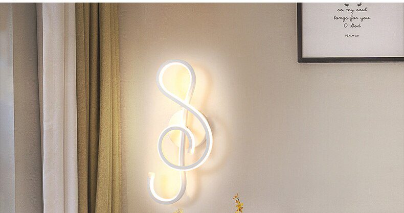 Modern Minimalist Wall Lamps Living Room Bedroom Bedside 16W AC96V-260V LED Indoor black white Lamp Aisle Lighting decoration