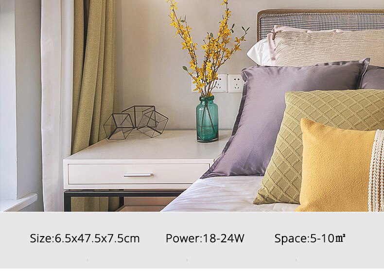 Modern Minimalist Wall Lamps Living Room Bedroom Bedside 16W AC96V-260V LED Indoor black white Lamp Aisle Lighting decoration