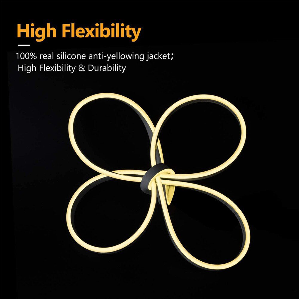 DC 12V Strip LED Light Waterproof SMD 2835 Flexible LED Neon Lights For Home Decoration warm white 1M 2M 5M Neon Strip led