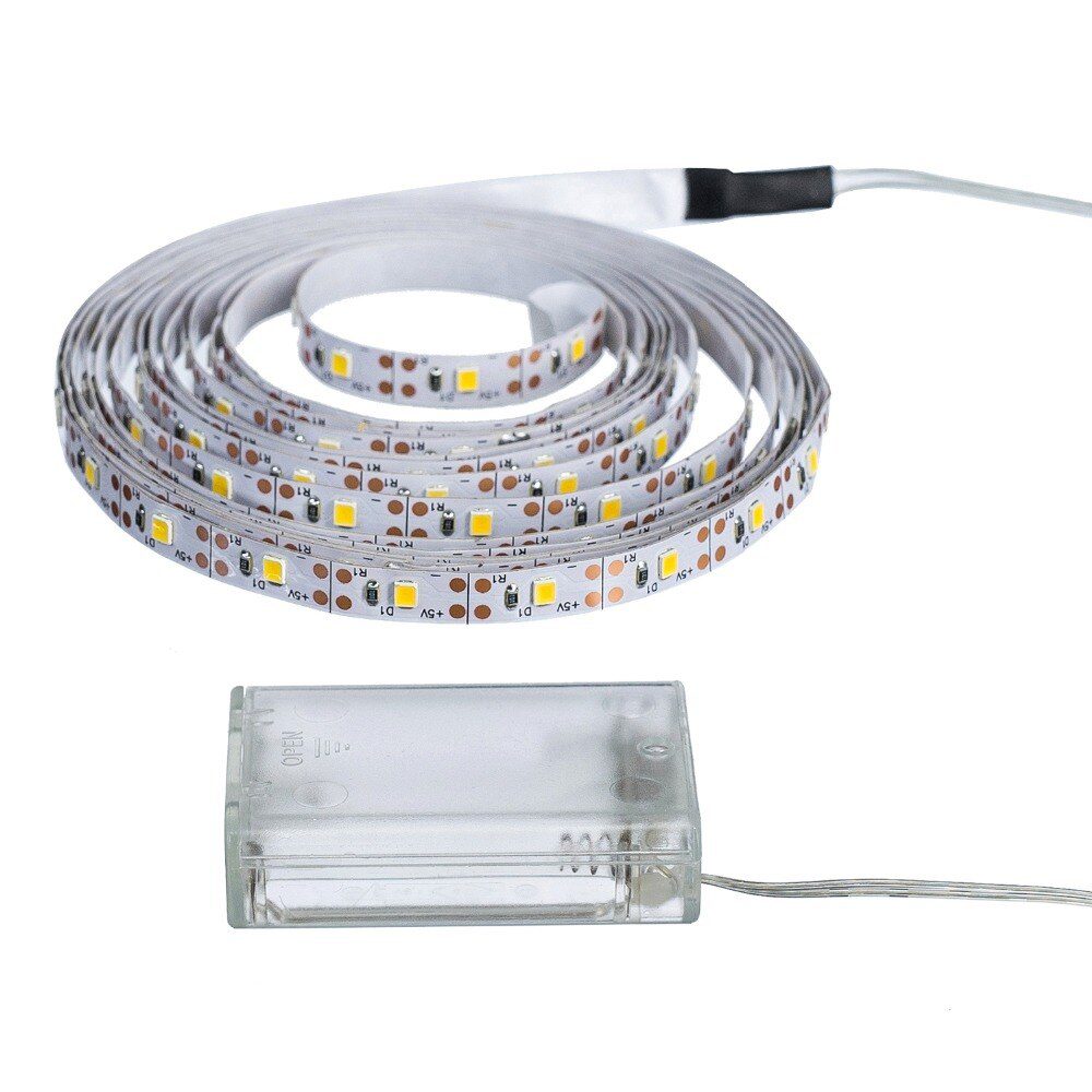 WELPUR battery 5V USB LED Strip 2835 DC LED Light Flexible 50CM 1M 2M 3M 5M white warm For TV Background Lighting Night light