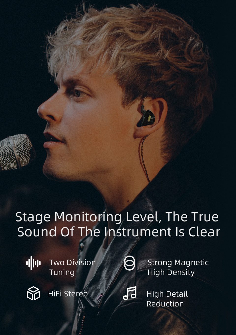 KZ EDX Earphones 1 Dynamic HIFI Bass Earbuds In Ear Monitor Headphones Sport Noise Cancelling Headset New Arrival!