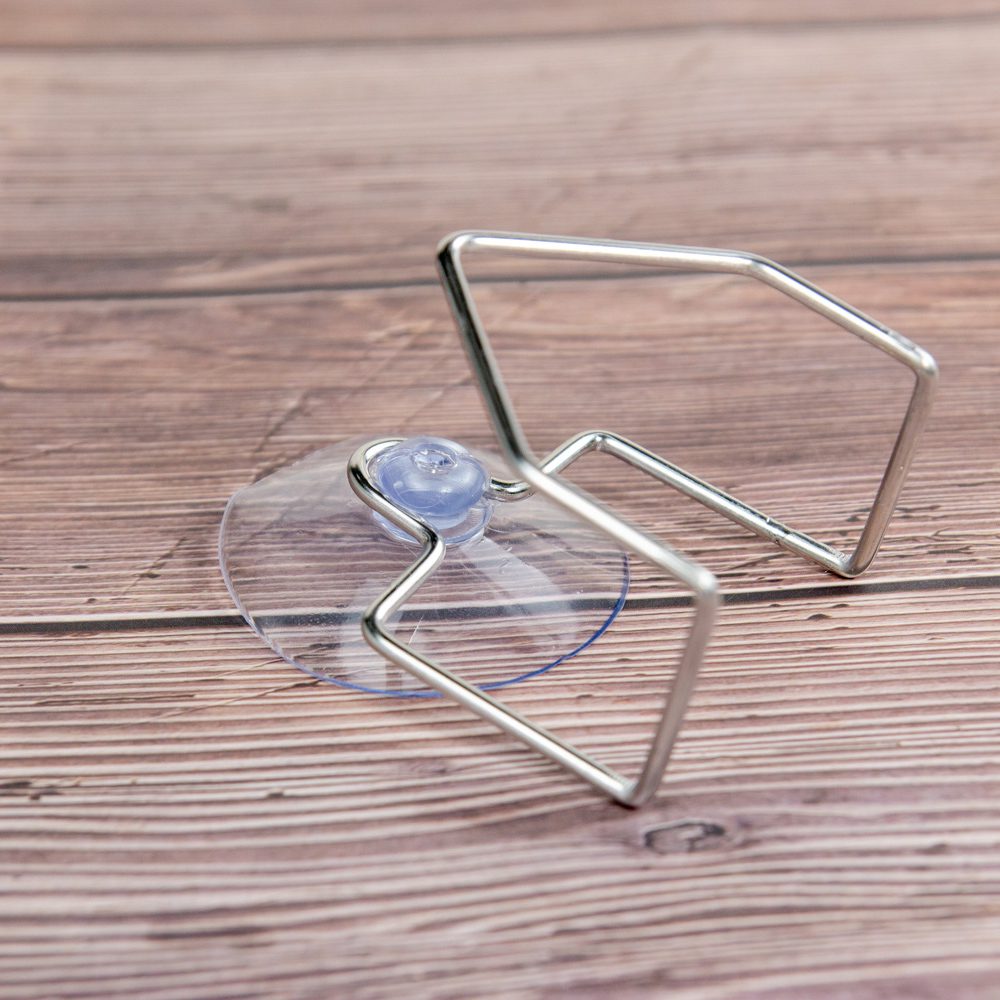 Portable Suction Cup Stainless Steel Drain Rack Cleaning Cloth Shelf Dish Drainer Sponge Holder Sink Rack Kitchen Accessories