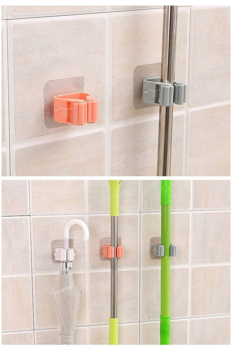 Mop Rack Wall Mounted Mop Holder Broom Holder Hanger Shelf Organizer Hook Household Kitchen Organizer Bathroom Accessories Mop Rack Wall Mounted Mop Holder Broom Holder Hanger Shelf Organizer Hook Household Kitchen Organizer Bathroom Accessories