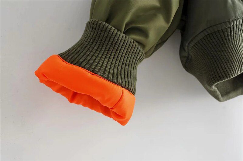 2020 stylish lady autumn winter za green short jackets women fashion long sleeve zipper bomber jacket outwear women's coat