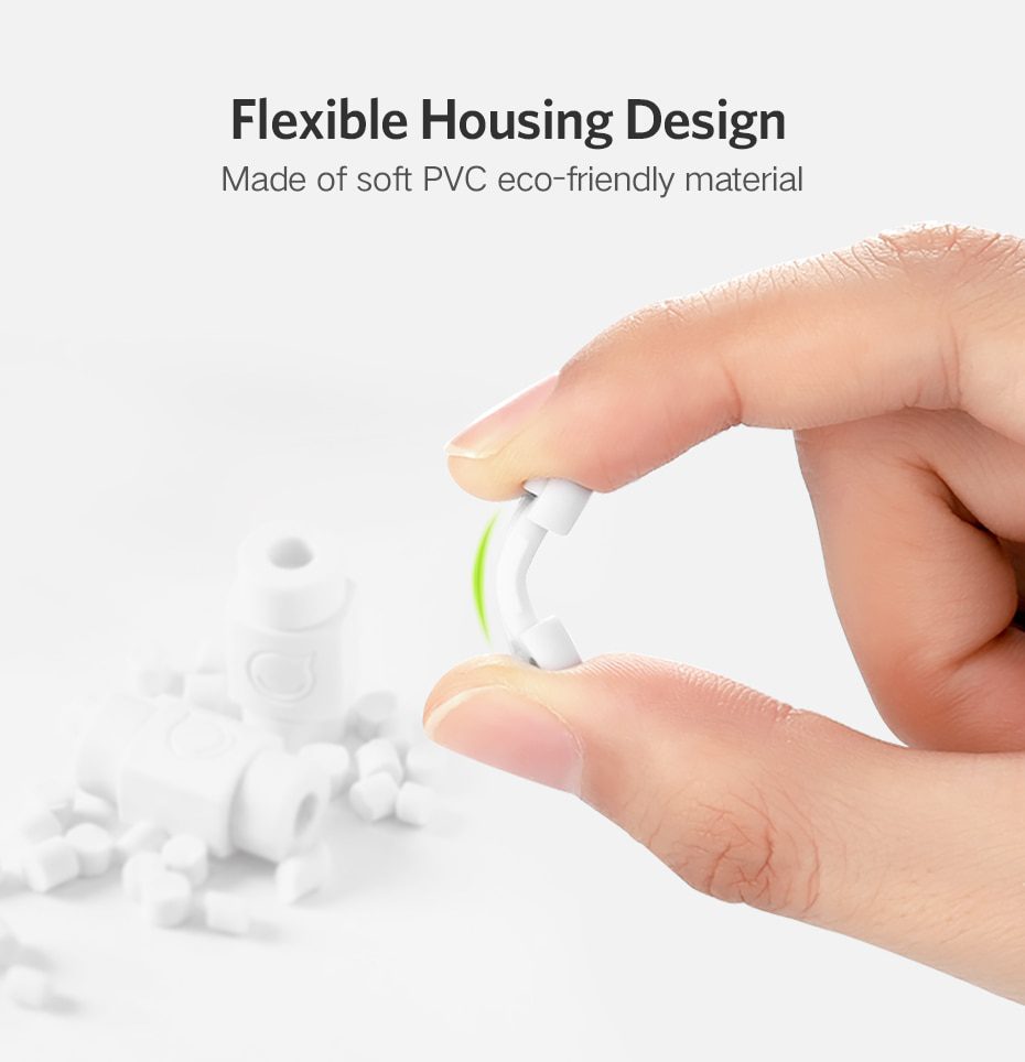 Ugreen Cable Protector For iPhone Charger Protection Cable USB Cord Saver Bite USB Cable Chompers For iPhone Cable Protector