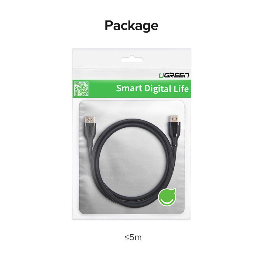 Ugreen HDMI Cable 4K 2.0 Cable for Apple TV PS4 Splitter Switch Box HDMI to HDMI Cable 60Hz Video Audio Cabo Cord Cable HDMI 4K