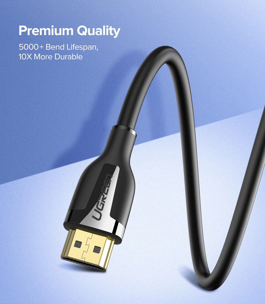 Ugreen HDMI Cable 4K 2.0 Cable for Apple TV PS4 Splitter Switch Box HDMI to HDMI Cable 60Hz Video Audio Cabo Cord Cable HDMI 4K