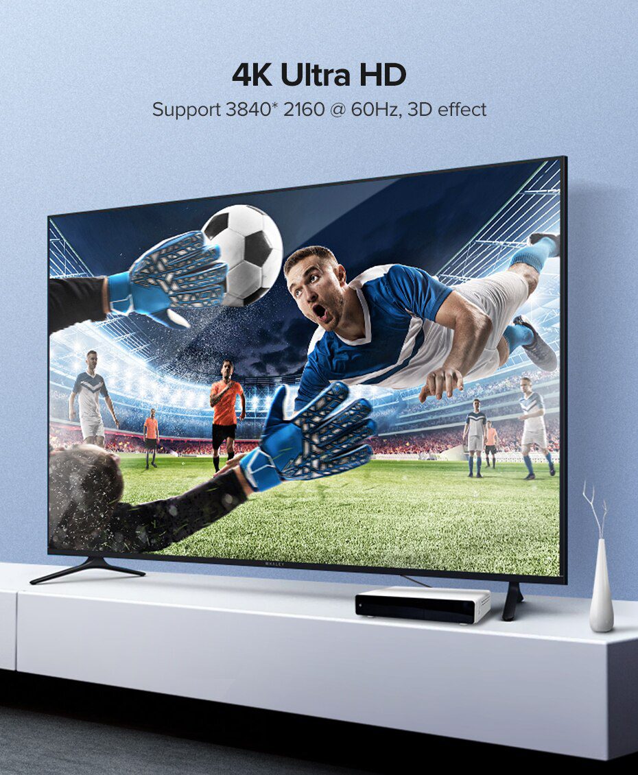 Ugreen HDMI Cable 4K 2.0 Cable for Apple TV PS4 Splitter Switch Box HDMI to HDMI Cable 60Hz Video Audio Cabo Cord Cable HDMI 4K