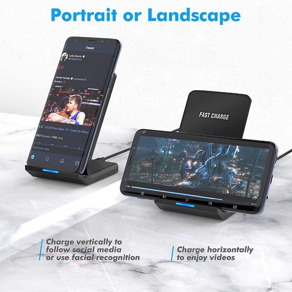 30W Qi Wireless Charger Stand For iPhone 12 11 Pro X XS Max XR 8 Samsung S20 S10 Note 20 Fast Charging Dock Station Phone Holder 30W Qi Wireless Charger Stand For iPhone 12 11 Pro X XS Max XR 8 Samsung S20 S10 Note 20 Fast Charging Dock Station Phone Holder