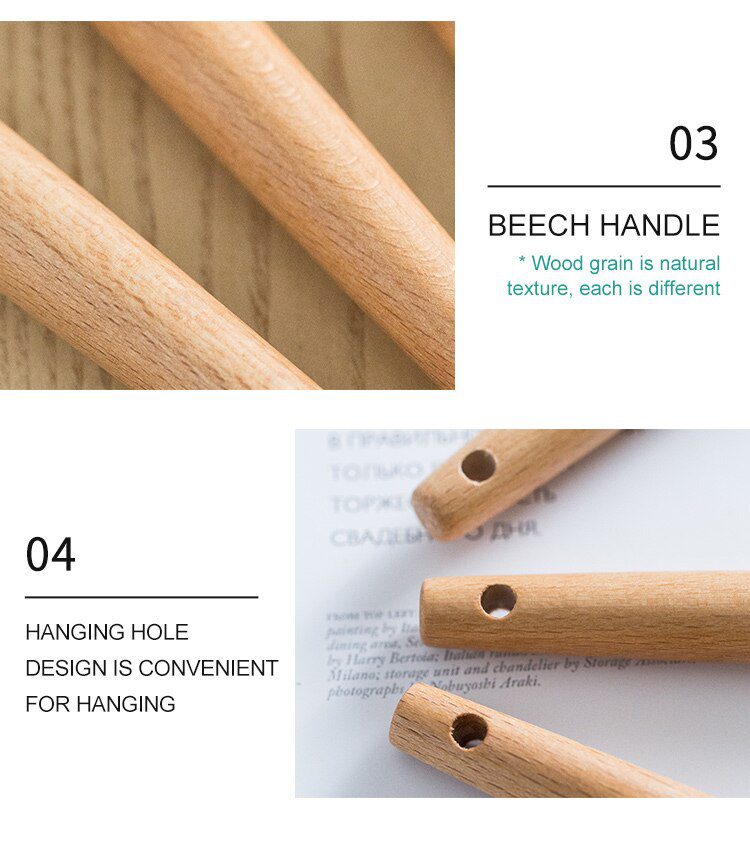 Silicone Kitchenware Cooking Utensils Set Non-stick Cookware Spatula Shovel Egg Beaters Wooden Handle Kitchen Cooking Tool Set Silicone Kitchenware Cooking Utensils Set Non-stick Cookware Spatula Shovel Egg Beaters Wooden Handle Kitchen Cooking Tool Set