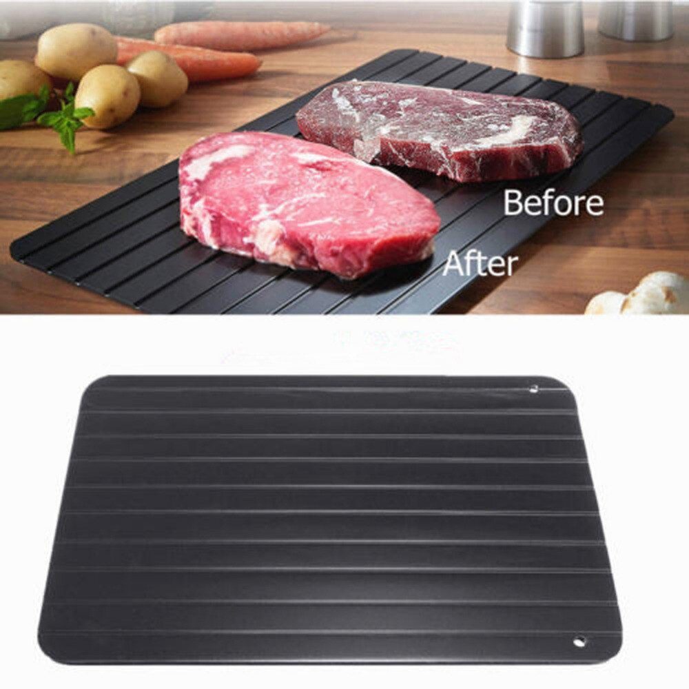 Meijuner Fast Defrosting Tray Thaw Frozen Food Meat Fruit Quick Defrosting Plate Board Defrost Kitchen Gadget Tool Meijuner Fast Defrosting Tray Thaw Frozen Food Meat Fruit Quick Defrosting Plate Board Defrost Kitchen Gadget Tool