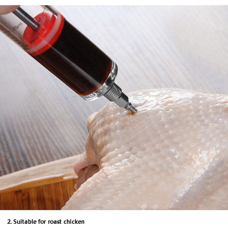 Flavor needle Turkey pork bbq steak meat sauces syringes marinades kitchen accessories Spices cooking tools kitchen gadgets beef