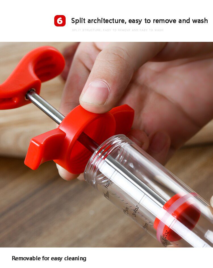 Flavor needle Turkey pork bbq steak meat sauces syringes marinades kitchen accessories Spices cooking tools kitchen gadgets beef