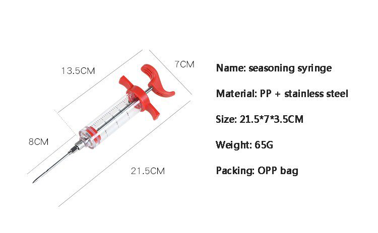 Flavor needle Turkey pork bbq steak meat sauces syringes marinades kitchen accessories Spices cooking tools kitchen gadgets beef