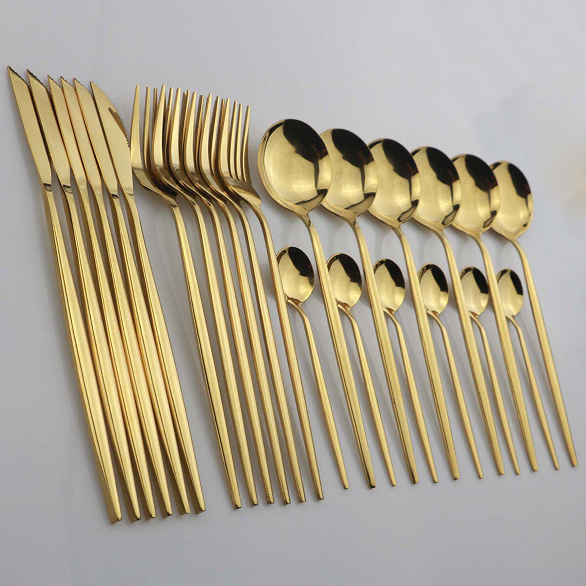 24pcs Black Western Dinnerware Set Stainless Steel Cutlery Set Fork Knife Spoon Tableware Set Flatware Set Silverware Set 24pcs Black Western Dinnerware Set Stainless Steel Cutlery Set Fork Knife Spoon Tableware Set Flatware Set Silverware Set