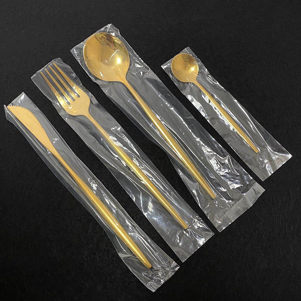 24Pcs New Green Gold Cutlery Set Mirror Dinnenrware Set Stainless Steel Flatware Dinner Knife Fork Spoon Teaspoon For Home