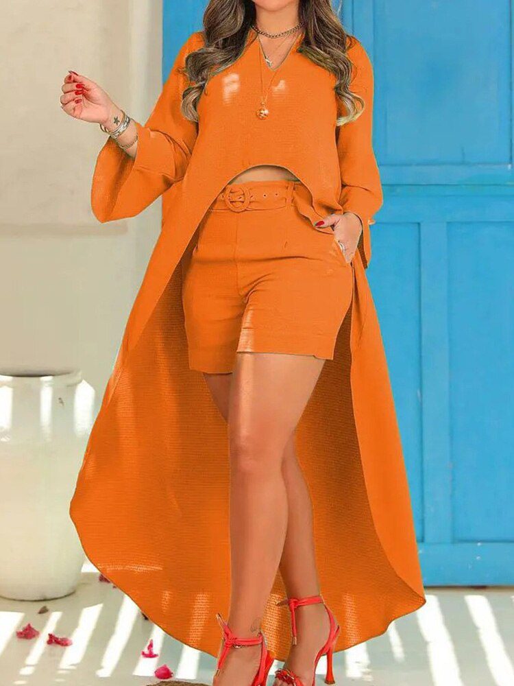 2022 Women Casual Printed Full Flare Sleeve Top Blouse Summer Loose Pullover Ladies X-Long Shirts Simple Streetwear Dropshipping