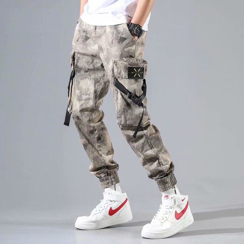 Brand Men Fashion 2022 Streetwear Casual Camouflage Jogger Pants Tactical Military Trousers Men Cargo Pants for Droppshipping