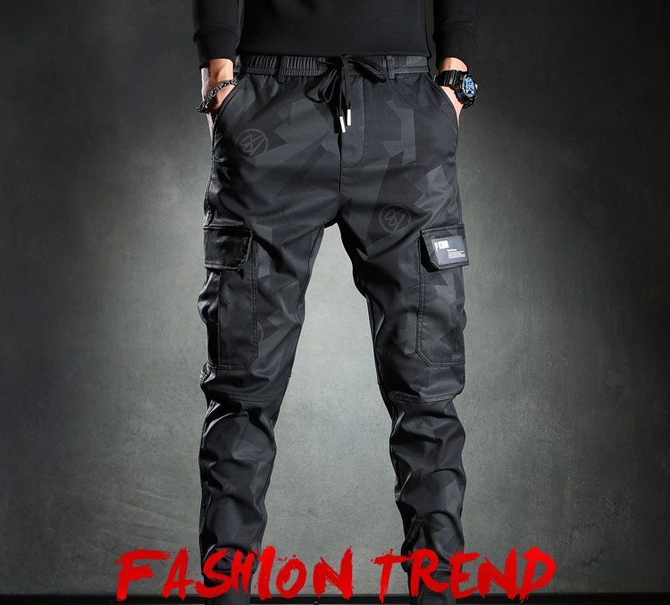 Brand Men Fashion 2022 Streetwear Casual Camouflage Jogger Pants Tactical Military Trousers Men Cargo Pants for Droppshipping