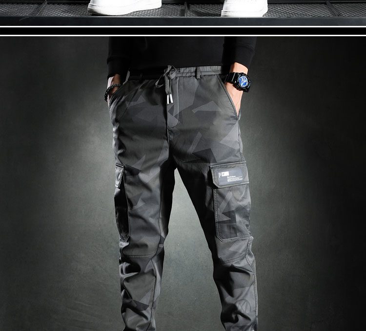 Brand Men Fashion 2022 Streetwear Casual Camouflage Jogger Pants Tactical Military Trousers Men Cargo Pants for Droppshipping